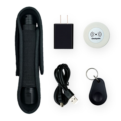 Intelligent Electronic Guard Tour System Durable Solid Alloy Casing 0.12 MilliAmpere Standby